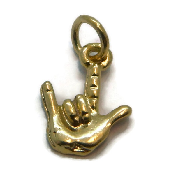COPY - Hand Love 14k Yellow Gold Pendant!!